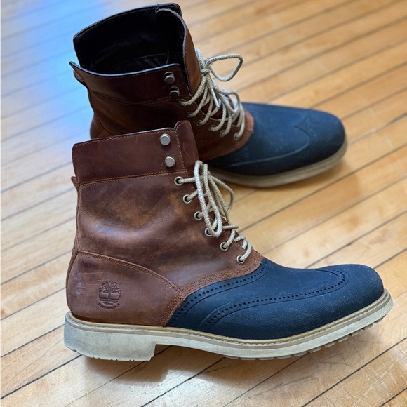 Timberland Stormbuck Waterproof Glazed TecTuff Leather Duck Boots Men’s Sz. 10 main image 8